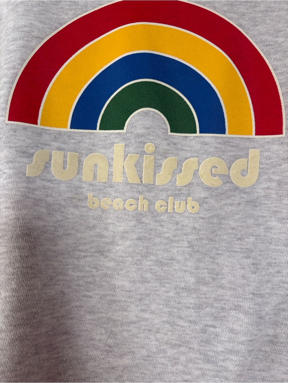 Madewell Sunkissed Beach Club Mainstay‎ Sweatshirt Grey Size L - Picture 4 of 10